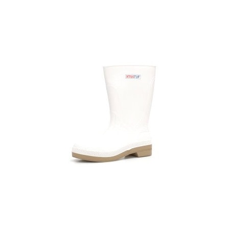 Xtratuf Mid Rubber Boots, 11 in Height, White, 13 75136